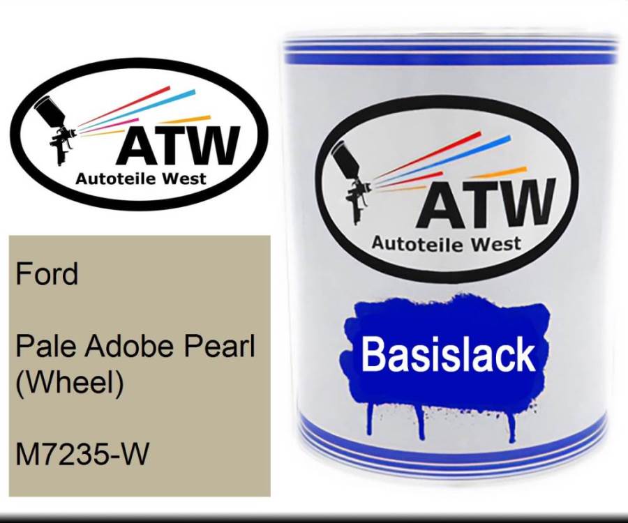 Ford, Pale Adobe Pearl (Wheel), M7235-W: 1L Lackdose, von ATW Autoteile West.